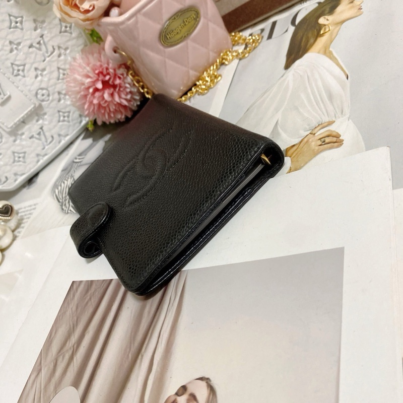Chanel荔枝皮大logo筆記本護照夾A7  卡標齊全🏅-17