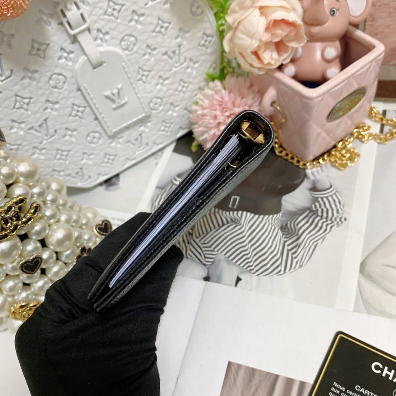 Chanel荔枝皮大logo筆記本護照夾A7  卡標齊全🏅-27