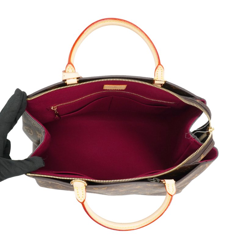 Louis Vuitton Grand Palais 塗層帆布兩用手提包(M45898-咖)-4