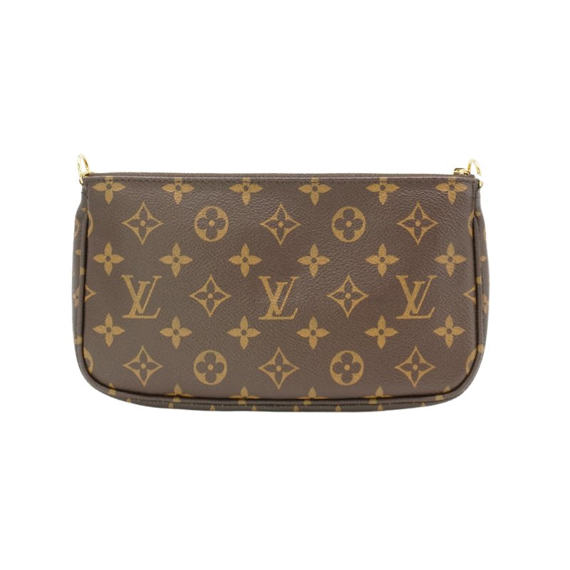 Louis Vuitton Multi Pochette 帆布五合一斜背麻將包(M44840-粉)-2