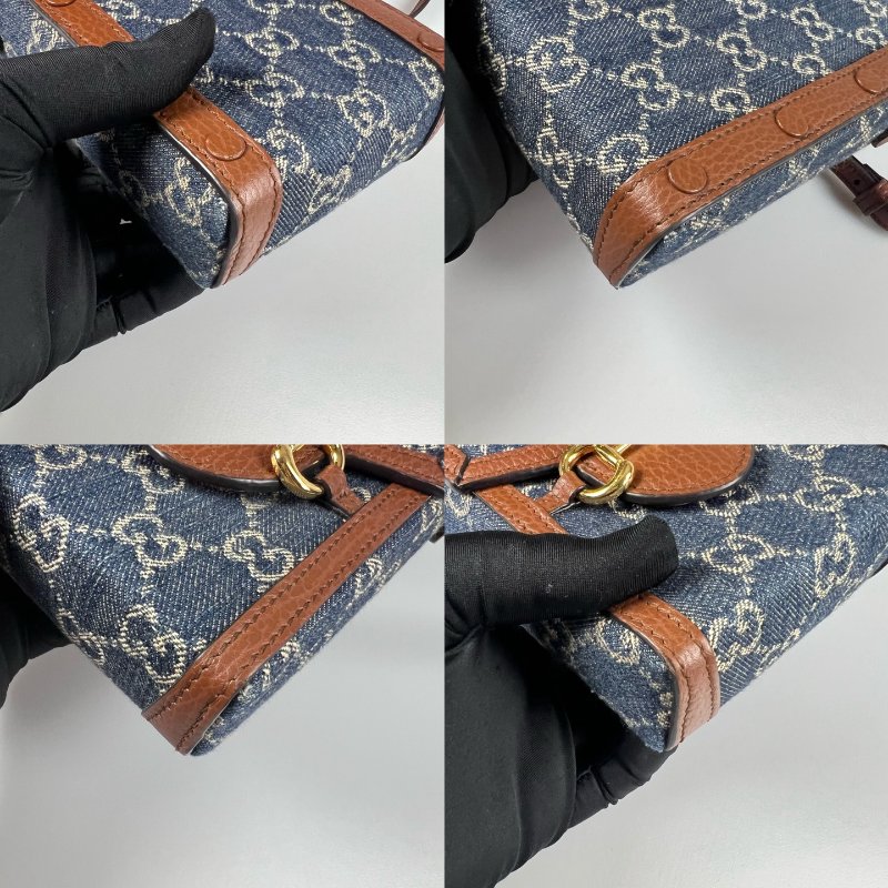 GUCCI 625615 牛仔1955手機包-10