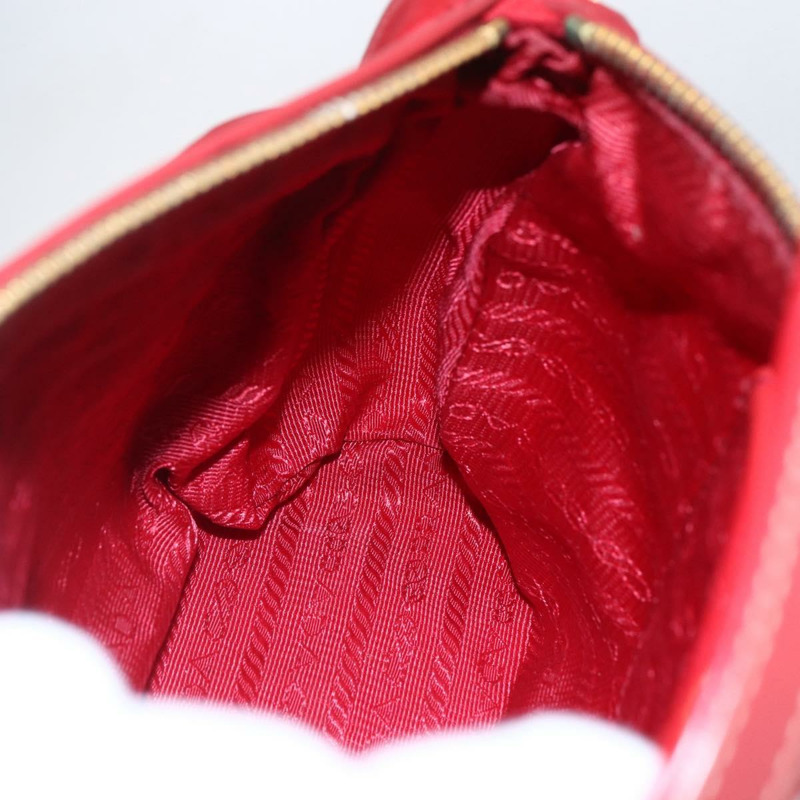 【日本直送】PRADA 尼龍紅金肩包 正品 154700V-20