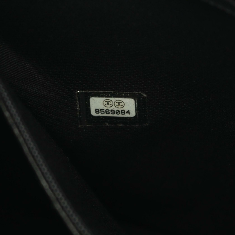 香奈兒 (CHANEL) Medallion Tote 手提包 A01804 小牛皮 黑色 二手 女士 SHW CC Coco-4