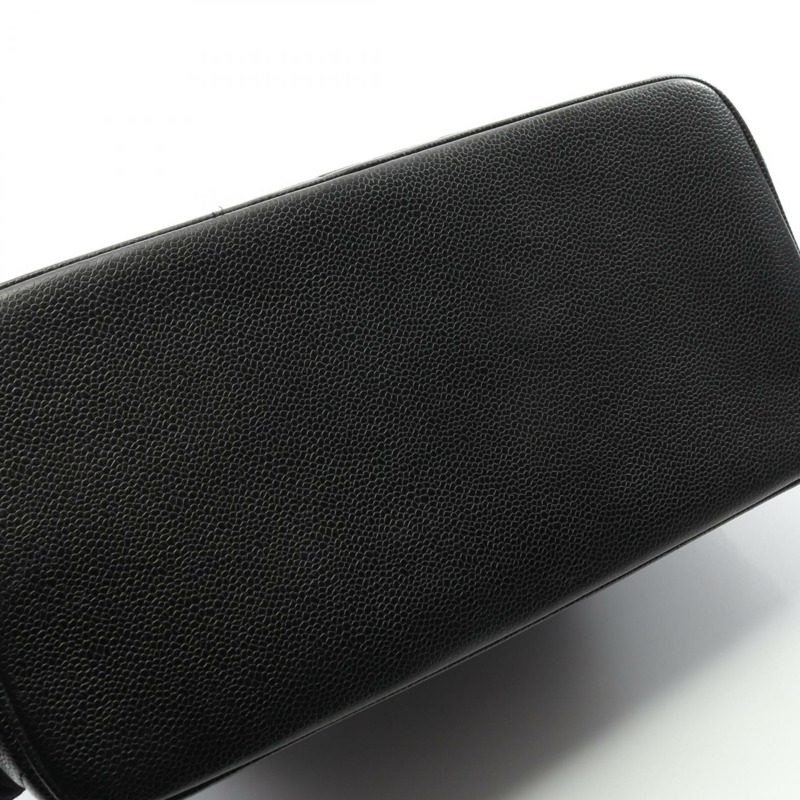 香奈兒 (CHANEL) Medallion Tote 手提包 A01804 小牛皮 黑色 二手 女士 SHW CC Coco-8