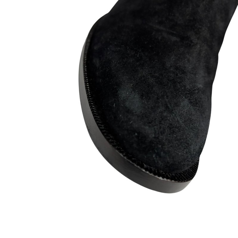 【美收精品】YSL 黑色麂皮長靴 4-558-5