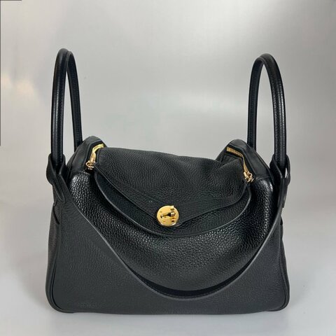 HERMES Y刻 黑金LINDY 30