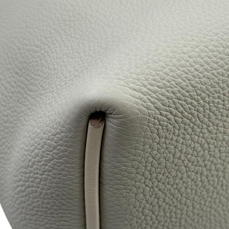 ［3260］愛馬仕 Hermès 2424 冰川白 手提包 TOGO 小號  金扣-13