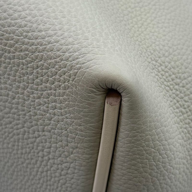 ［3260］愛馬仕 Hermès 2424 冰川白 手提包 TOGO 小號  金扣-14