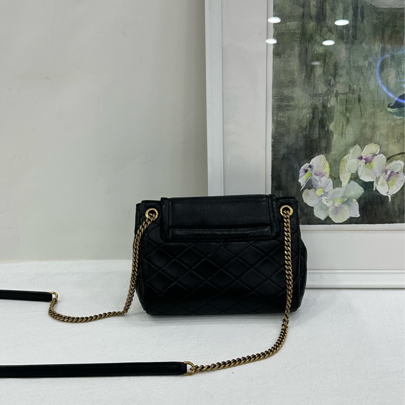 YSL/聖羅蘭 Nolita Mini 蘿莉塔 黑金 鏈條包-2