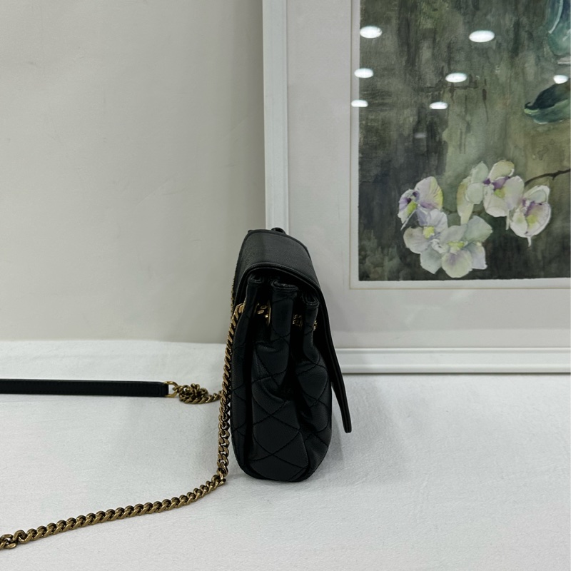 YSL/聖羅蘭 Nolita Mini 蘿莉塔 黑金 鏈條包-3