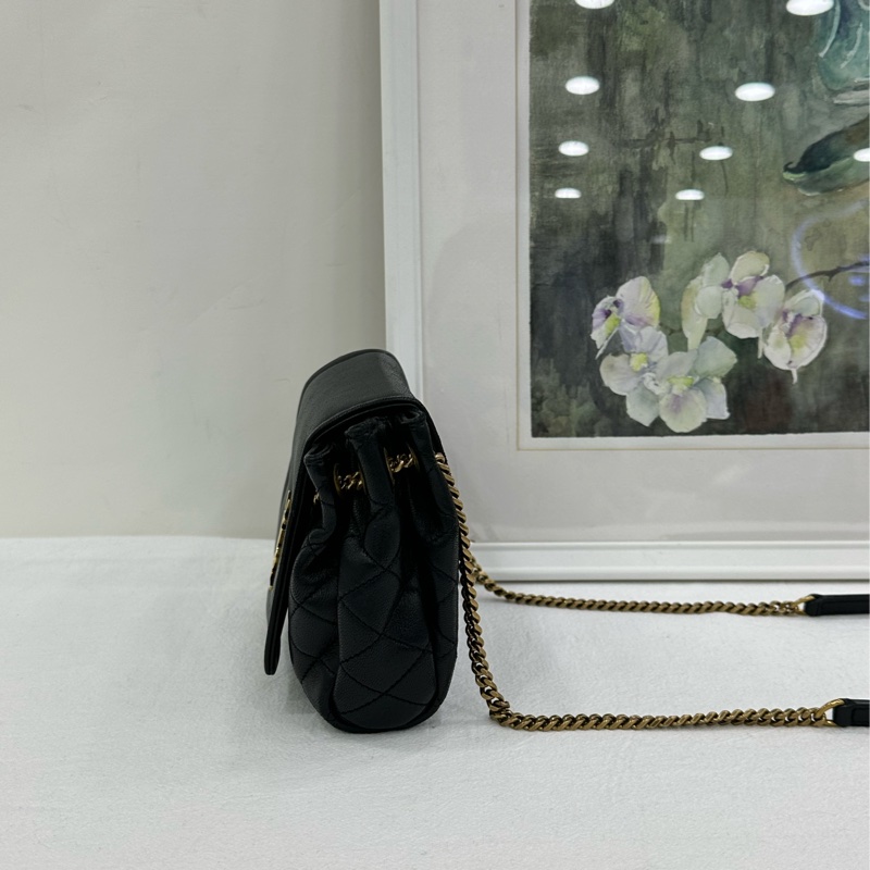 YSL/聖羅蘭 Nolita Mini 蘿莉塔 黑金 鏈條包-4