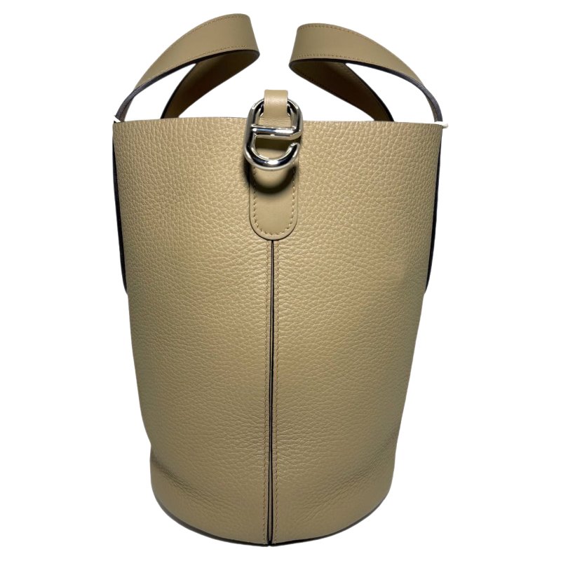 ［2685］ 愛馬仕  Hermès  PICOTIN 22 (鼠尾草綠)手提包 TC皮 銀扣-3