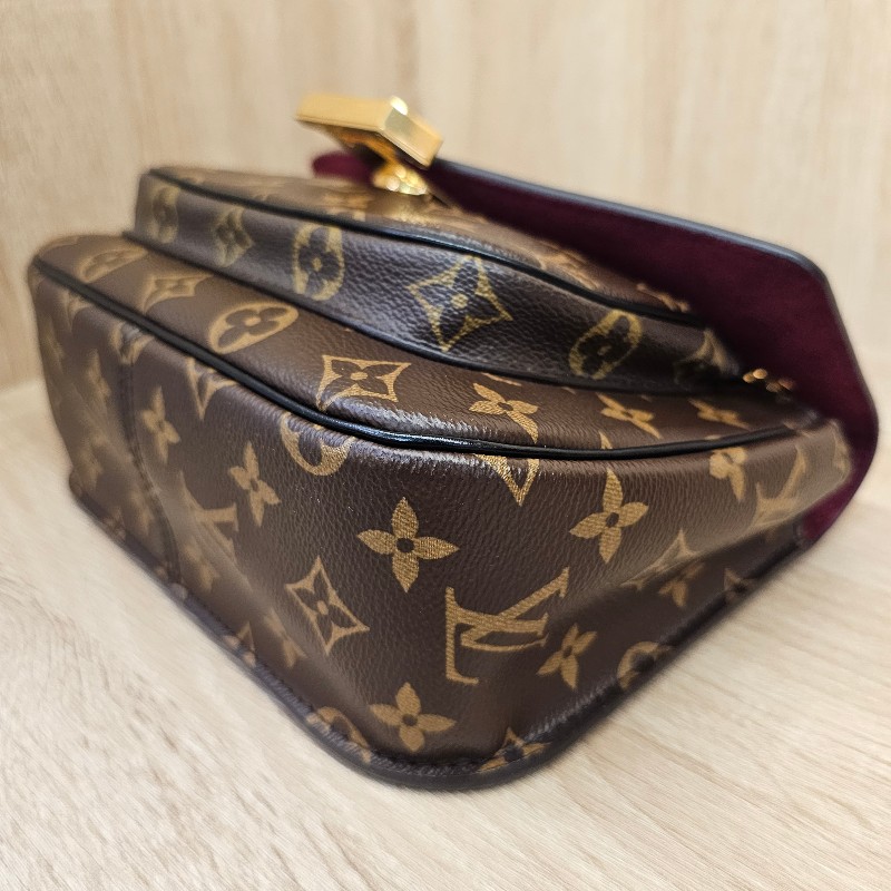 [女神包款🎁甜價出] LV老花PassyMM磁吸金釦肩斜背包-4