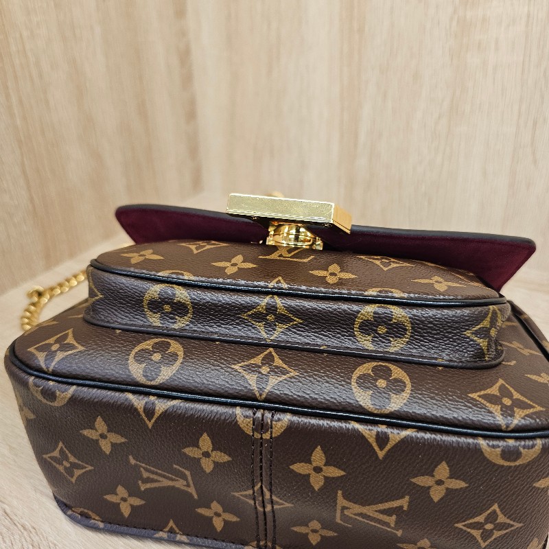 [女神包款🎁甜價出] LV老花PassyMM磁吸金釦肩斜背包-6