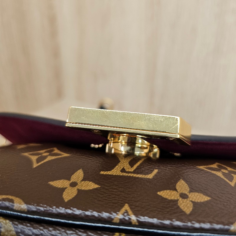 [女神包款🎁甜價出] LV老花PassyMM磁吸金釦肩斜背包-7