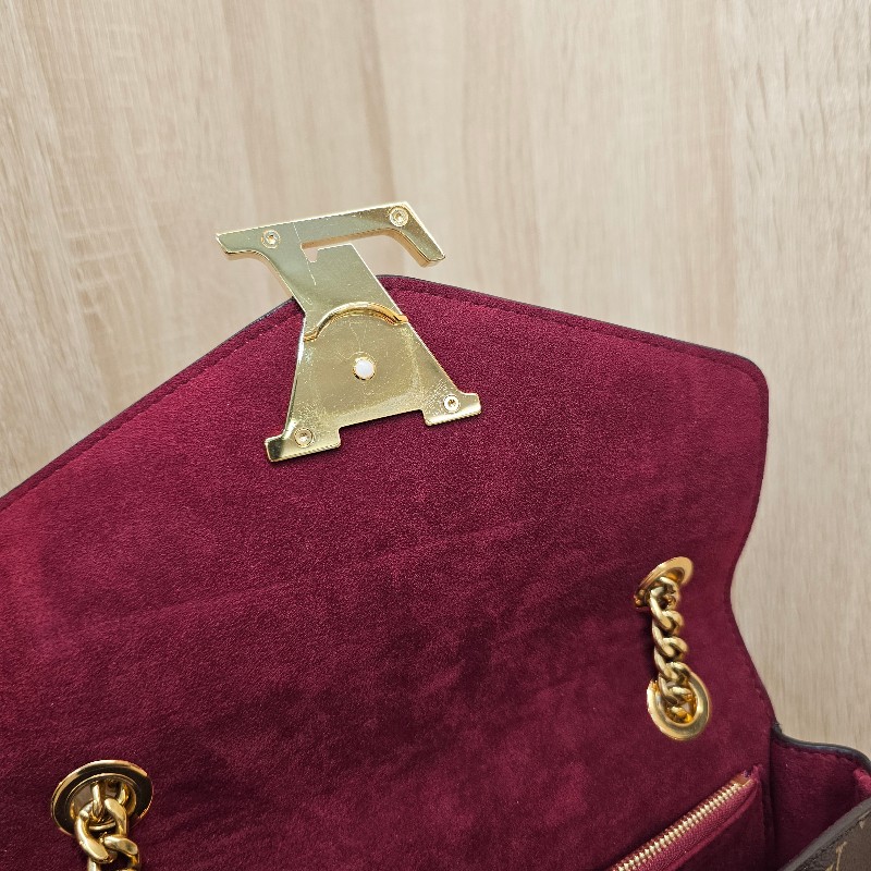 [女神包款🎁甜價出] LV老花PassyMM磁吸金釦肩斜背包-13