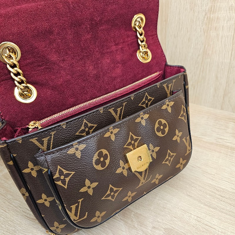 [女神包款🎁甜價出] LV老花PassyMM磁吸金釦肩斜背包-14