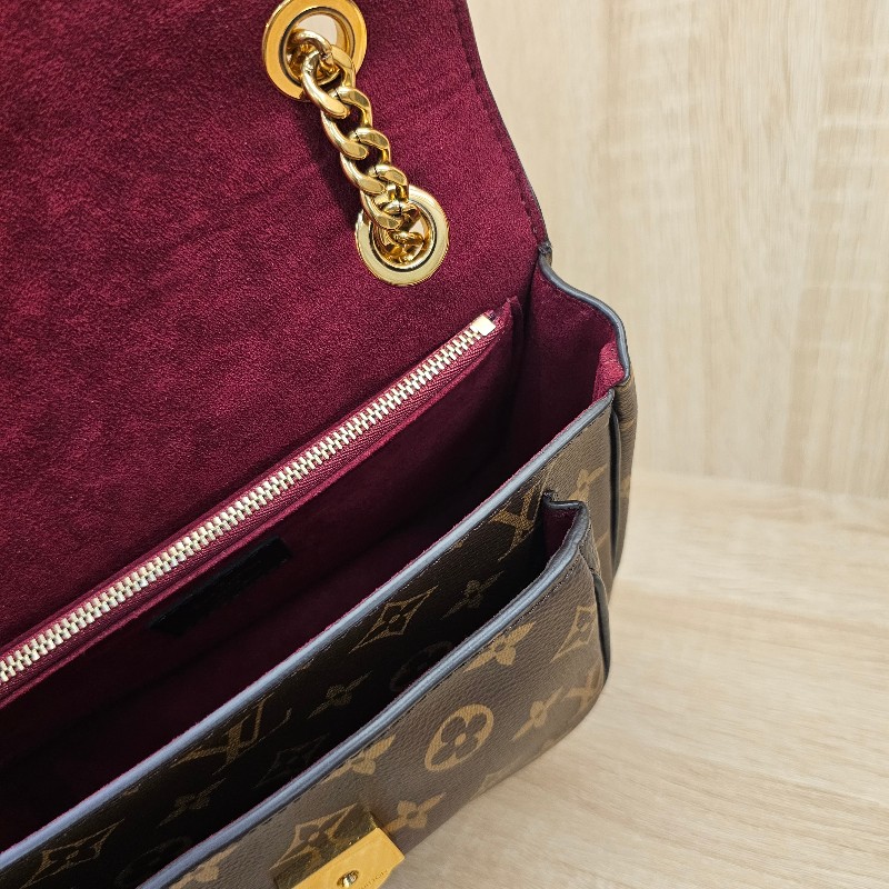 [女神包款🎁甜價出] LV老花PassyMM磁吸金釦肩斜背包-16