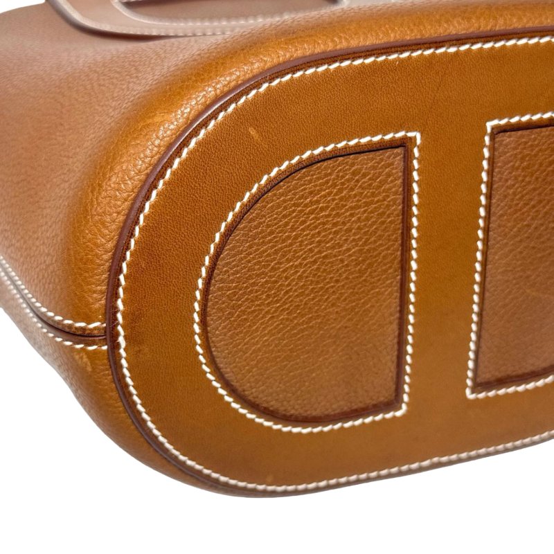 ［2721］愛馬仕  Hermès  PICOTIN 18 (金棕銀扣)手提包 褔寶馬鞍 銀扣-6