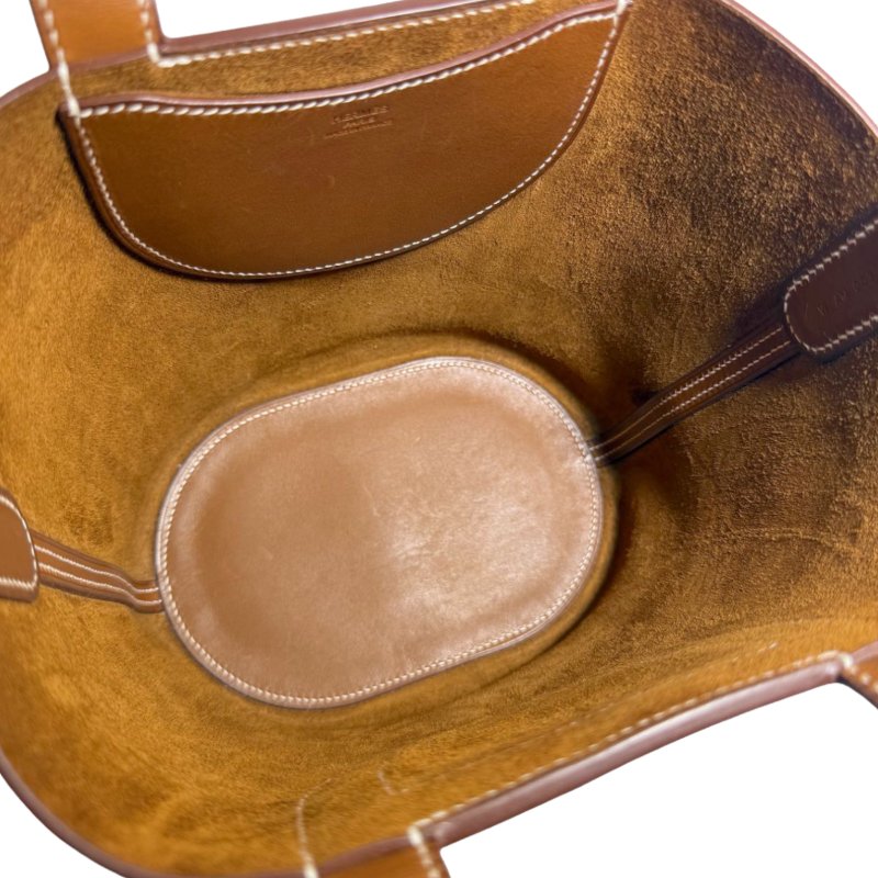 ［2721］愛馬仕  Hermès  PICOTIN 18 (金棕銀扣)手提包 褔寶馬鞍 銀扣-10