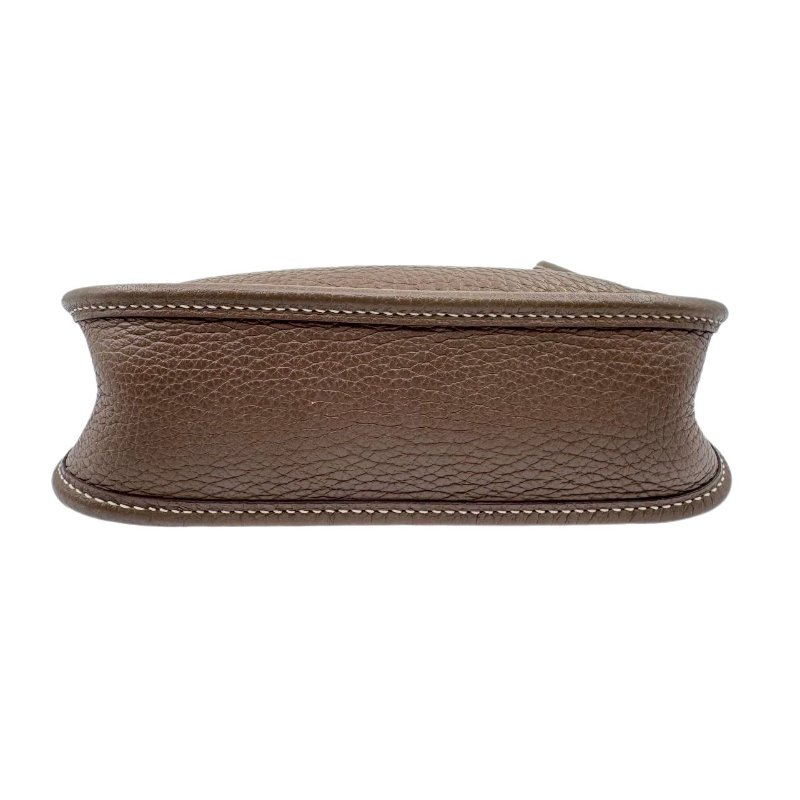 【2476】愛馬仕  Hermès  EVELYNE 16 大象灰 單肩包 TC皮 mini-4