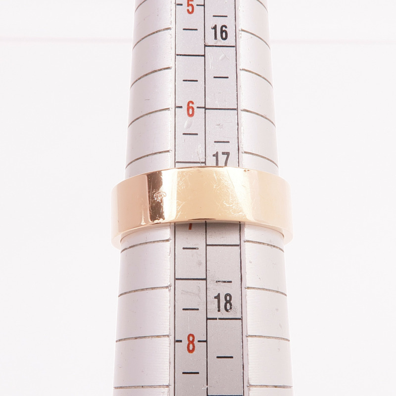 HERMES 18K玫瑰金H d'Ancre Ring鑽石戒指Hermes#54/US#6.75-5