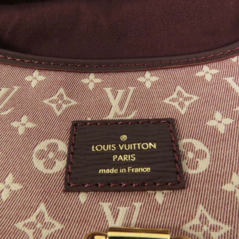 LOUIS VUITTON Monogram Mini Lin Saumur金扣肩背袋-7