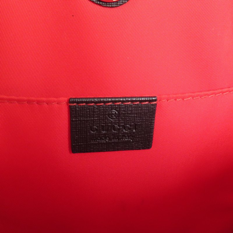 GUCCI 塗層帆布Ladybug手挽袋-7