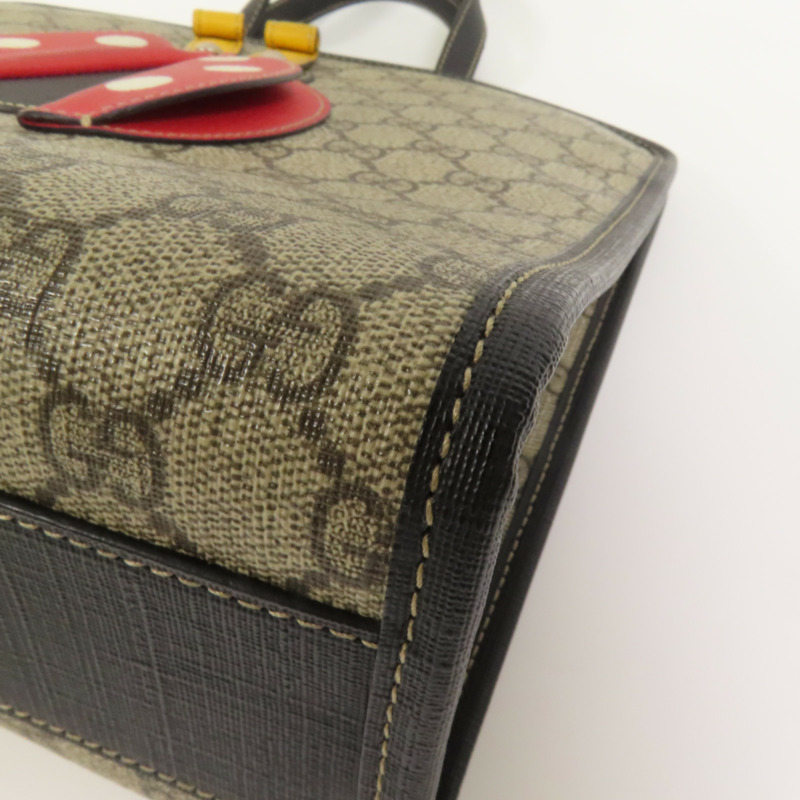 GUCCI 塗層帆布Ladybug手挽袋-12
