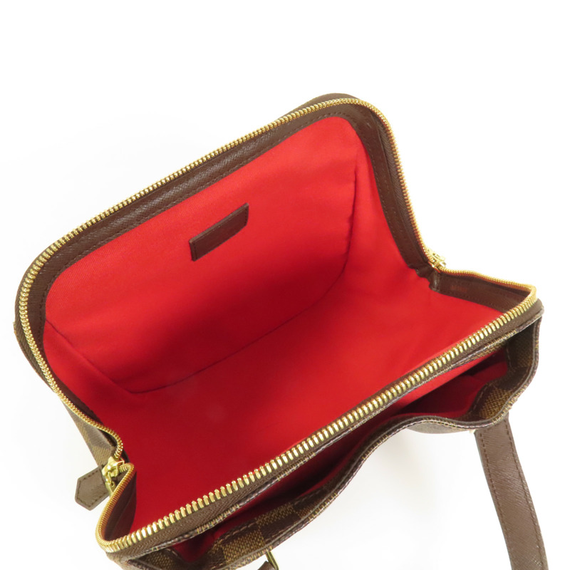 LOUIS VUITTON Damier Belem PM金扣手挽袋-4