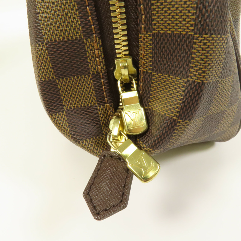 LOUIS VUITTON Damier Belem PM金扣手挽袋-6