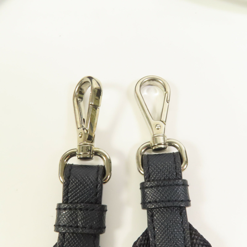 PRADA 尼龍2way Shoulder銀扣手挽肩背兩用袋-8