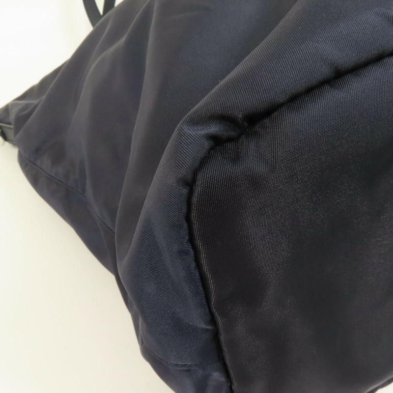 PRADA 尼龍2way Shoulder銀扣手挽肩背兩用袋-12