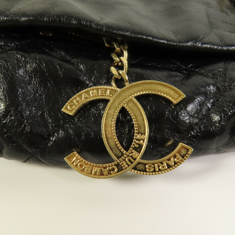 CHANEL 牛皮皮革 Bombay Baluchon金扣肩背袋-6