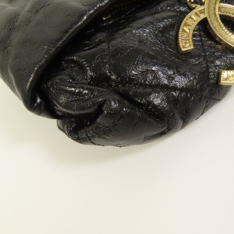 CHANEL 牛皮皮革 Bombay Baluchon金扣肩背袋-11