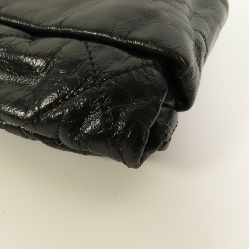 CHANEL 牛皮皮革 Bombay Baluchon金扣肩背袋-12