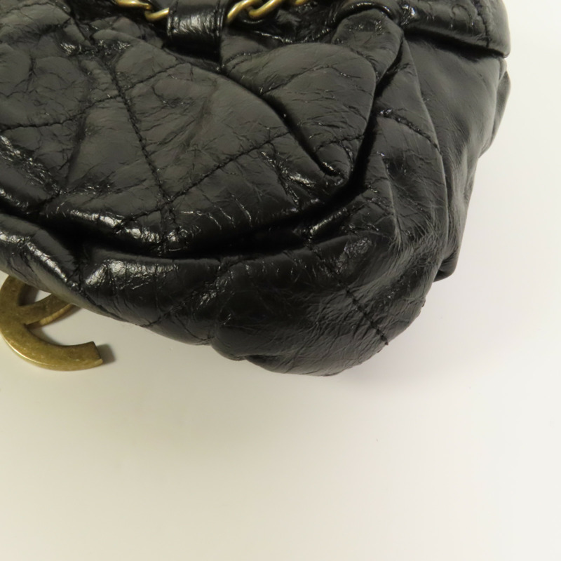 CHANEL 牛皮皮革 Bombay Baluchon金扣肩背袋-14