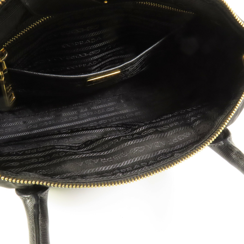 PRADA 尼龍2way Shoulder金扣手挽肩背兩用袋-4