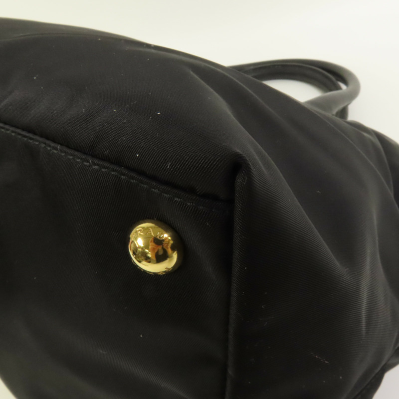 PRADA 尼龍2way Shoulder金扣手挽肩背兩用袋-12