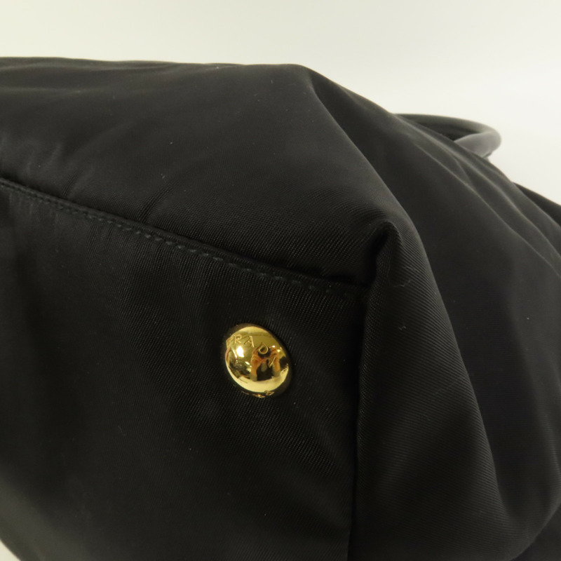 PRADA 尼龍2way Shoulder金扣手挽肩背兩用袋-14