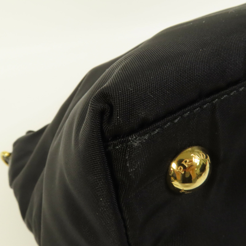 PRADA 尼龍2way Shoulder金扣手挽肩背兩用袋-15