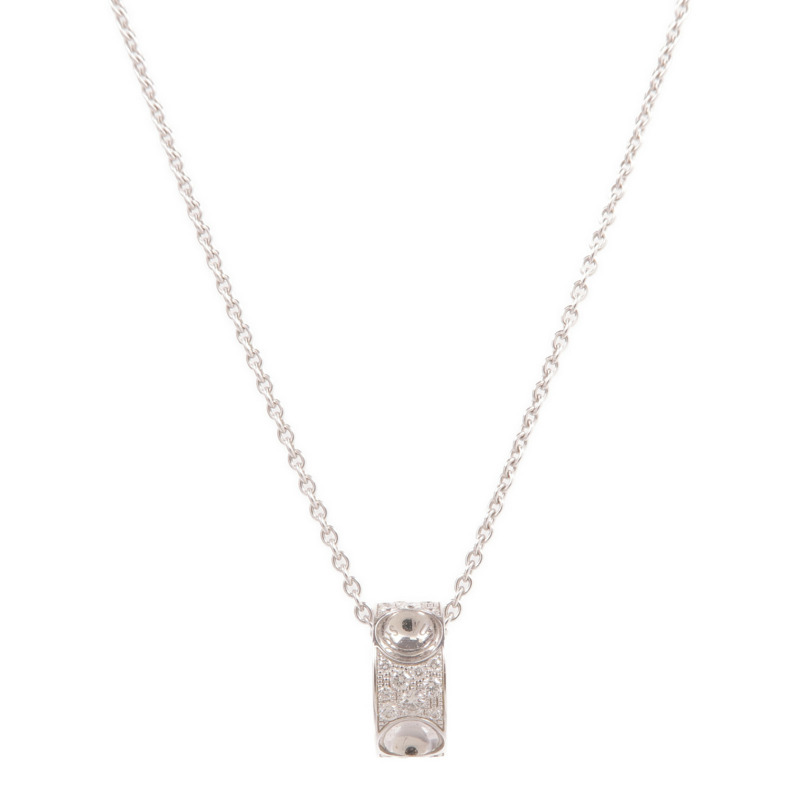 LOUIS VUITTON 18K白金Empreinte Pendant Diamonds鑽石項鍊-1