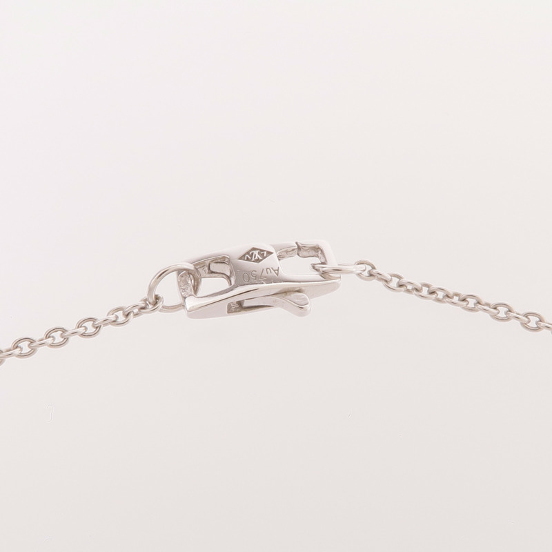 LOUIS VUITTON 18K白金Empreinte Pendant Diamonds鑽石項鍊-3