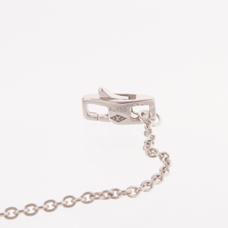 LOUIS VUITTON 18K白金Empreinte Pendant Diamonds鑽石項鍊-5