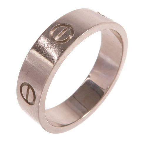 CARTIER 18K白金Love Ring鑽石戒指Cartier#63/US#10.5