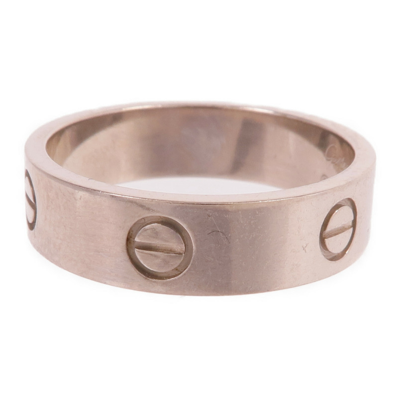 CARTIER 18K白金Love Ring鑽石戒指Cartier#63/US#10.5-2