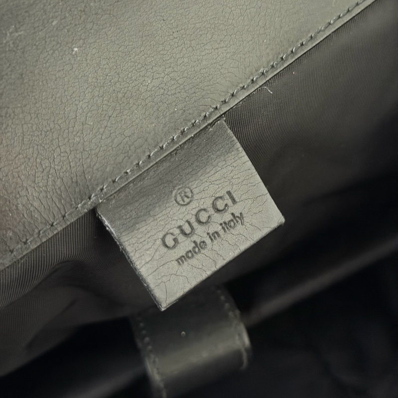 Gucci 雙肩老花後背包-12