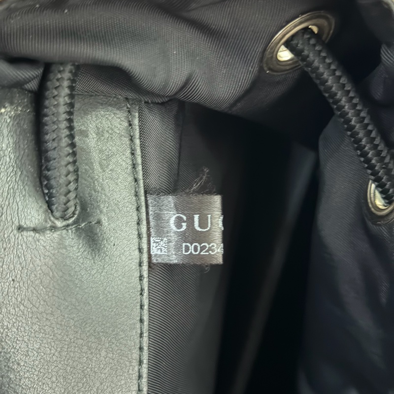 Gucci 雙肩老花後背包-14