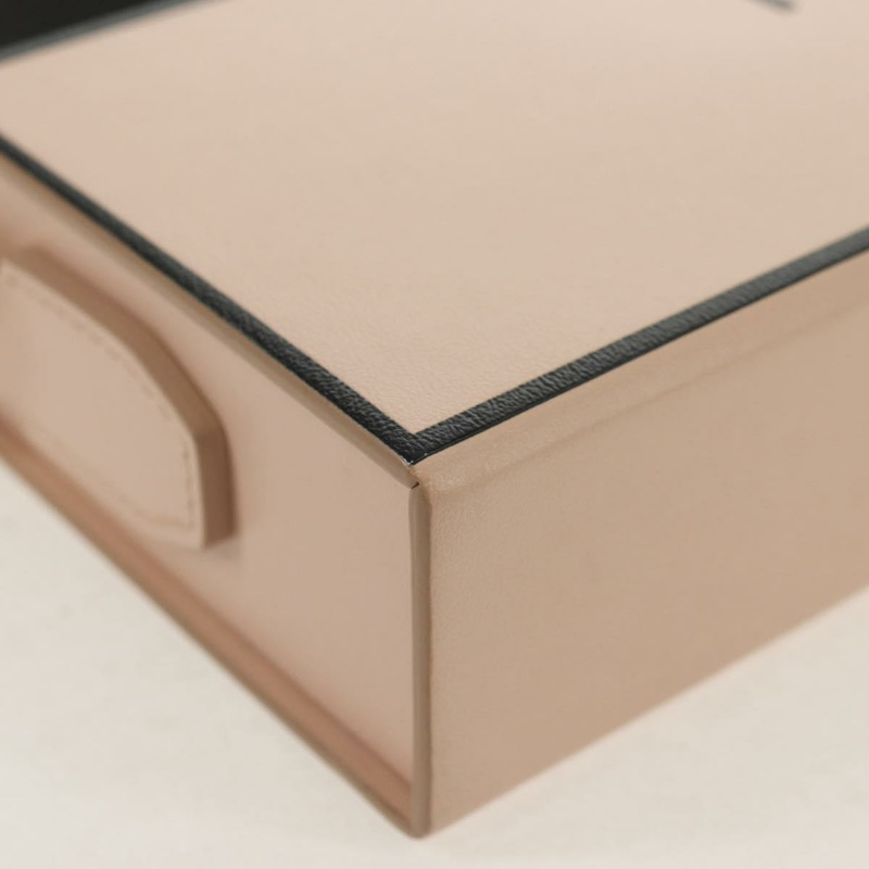 【日本直送】FENDI Box 橫向單肩包 皮革 粉紅色 金色 正品 151310A-14