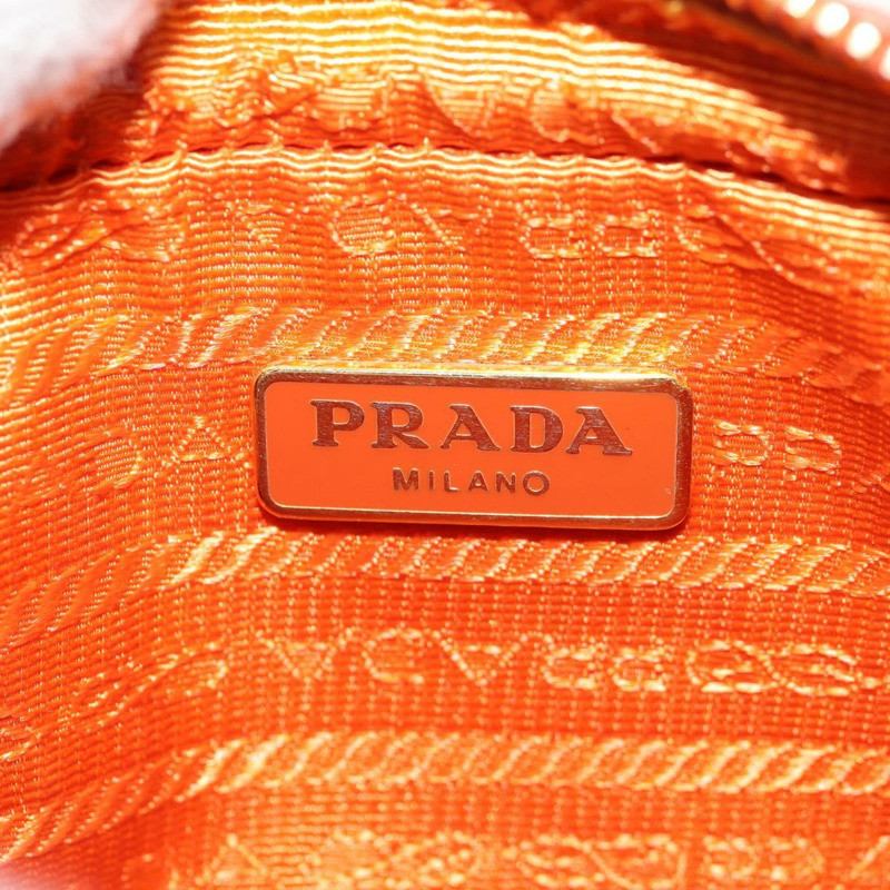 【日本直送】PRADA Galleria 手提包，Safiano 皮革，橙色/金色雙肩包，正品，貨號 153909V-25